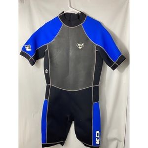 Men’s XL Wetsuit Black/Blue NWT